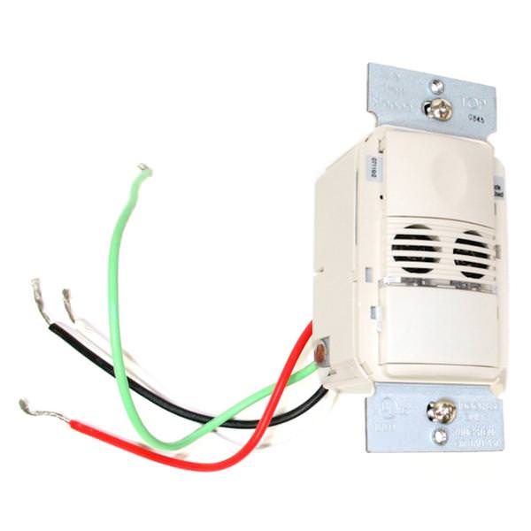 120-277 volt Light Almond Dual Tech Wall Switch Sensor